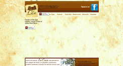 Desktop Screenshot of eventoslacasa.com